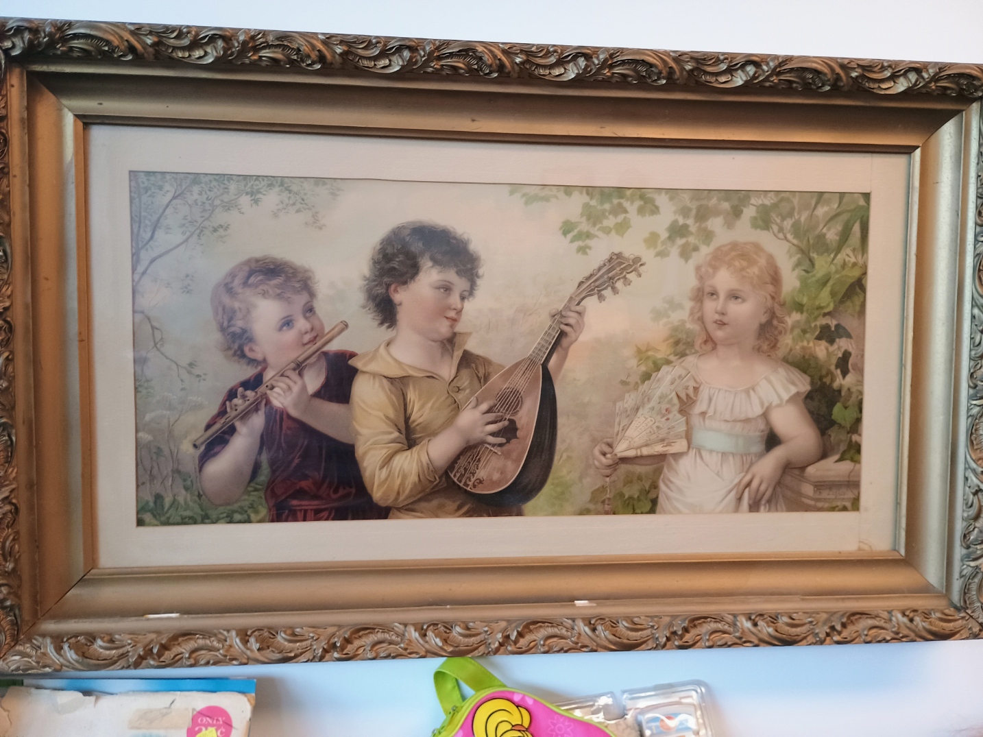 Vintage Lithograph Print of the “Serenade” by Franz Lefler from Scavenger’s Luck $195.00